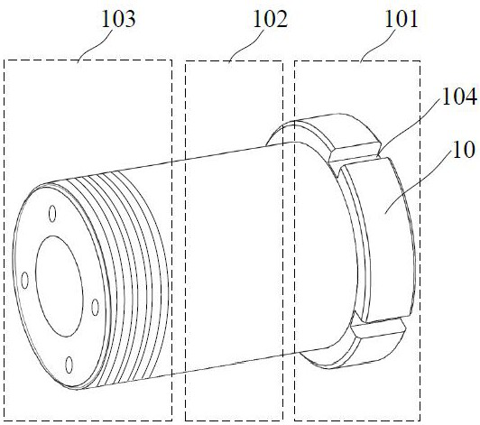 Hydraulic buffering heavy-load electric cylinder based on disc spring compression and buffering control method