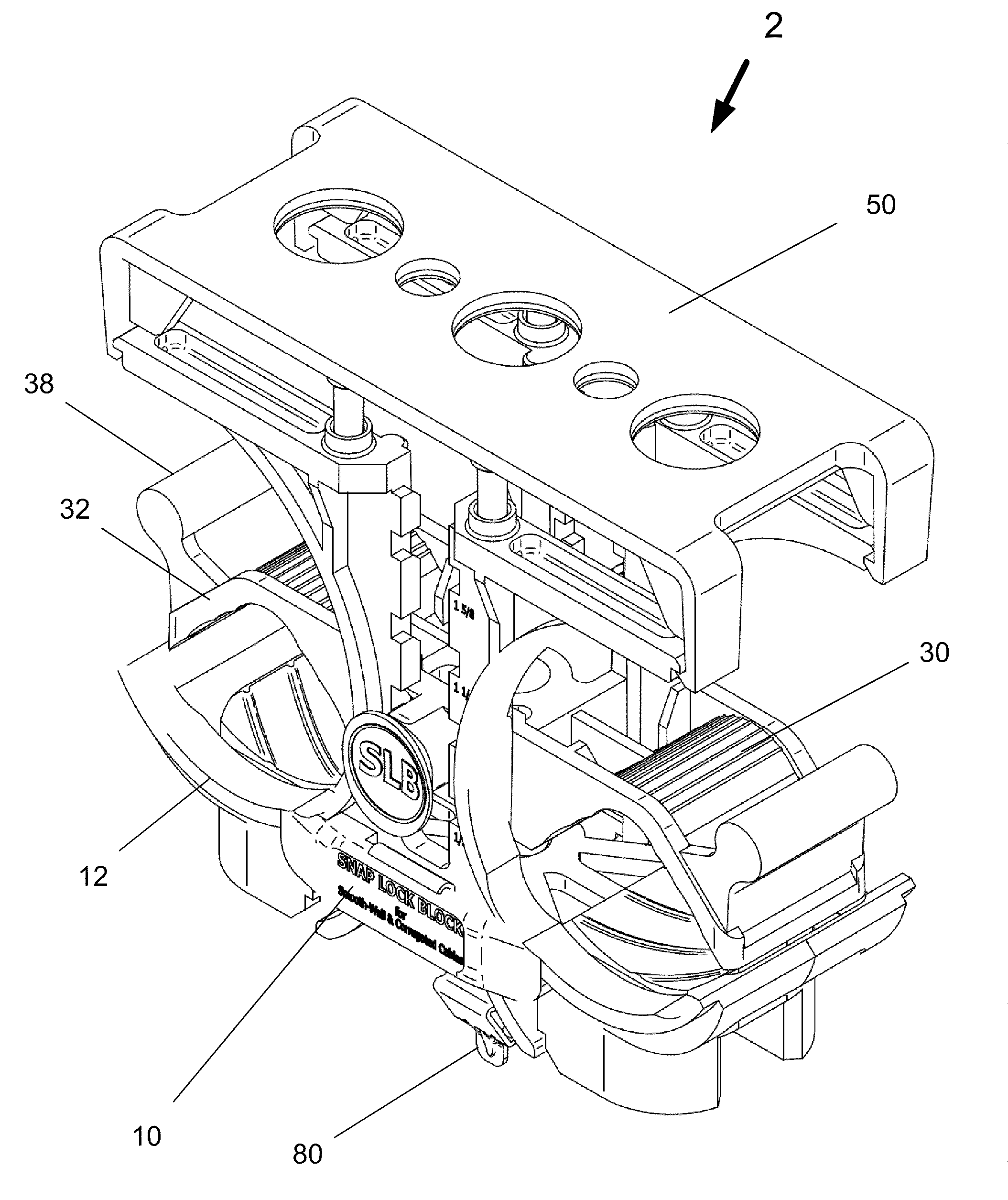 Universal variable transmission line hanger