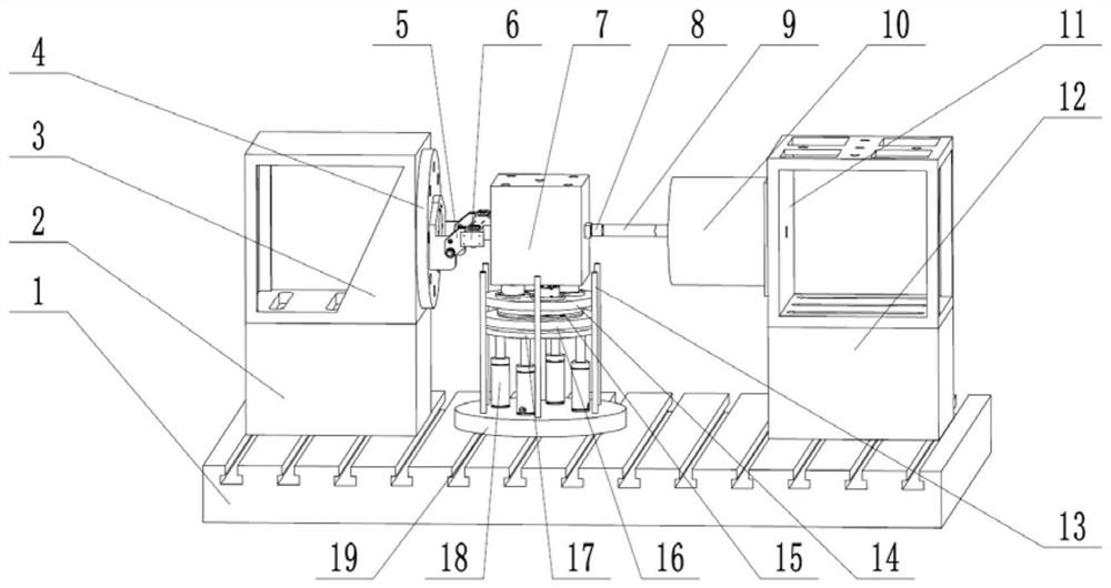 Device for simulating weightlessness environment based on nitrogen spring and air floating cushion