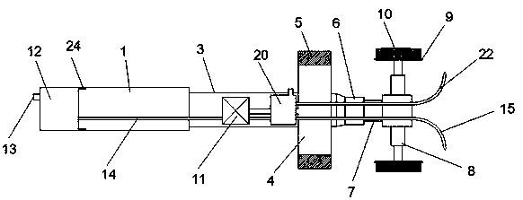 Inner cleaning brush for pipeline