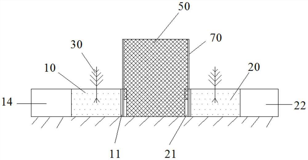 Marine ecological system with mangrove forest planting coupled with bostrichthys sinensis culture