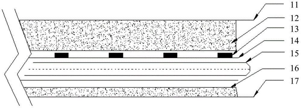 Coal bed underground gasifying method