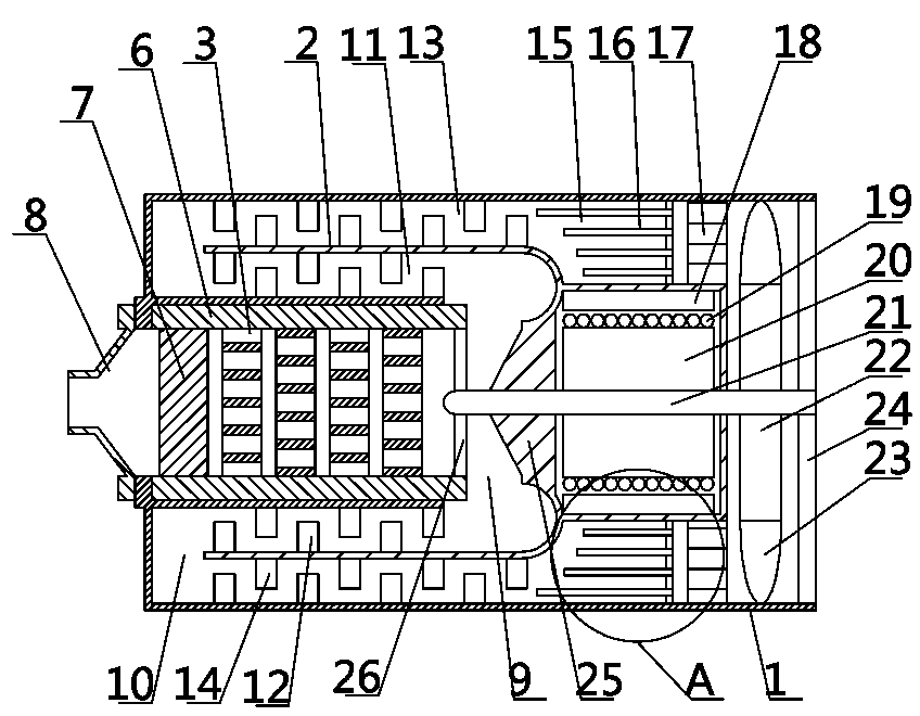 A kind of automobile exhaust purification device