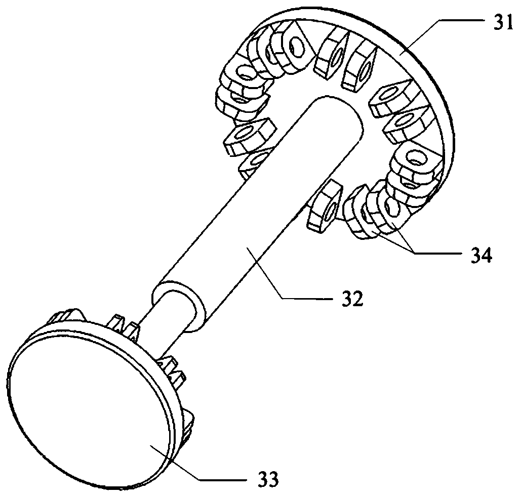 Self-adaptive hydraulic support device for restraining shell deformation