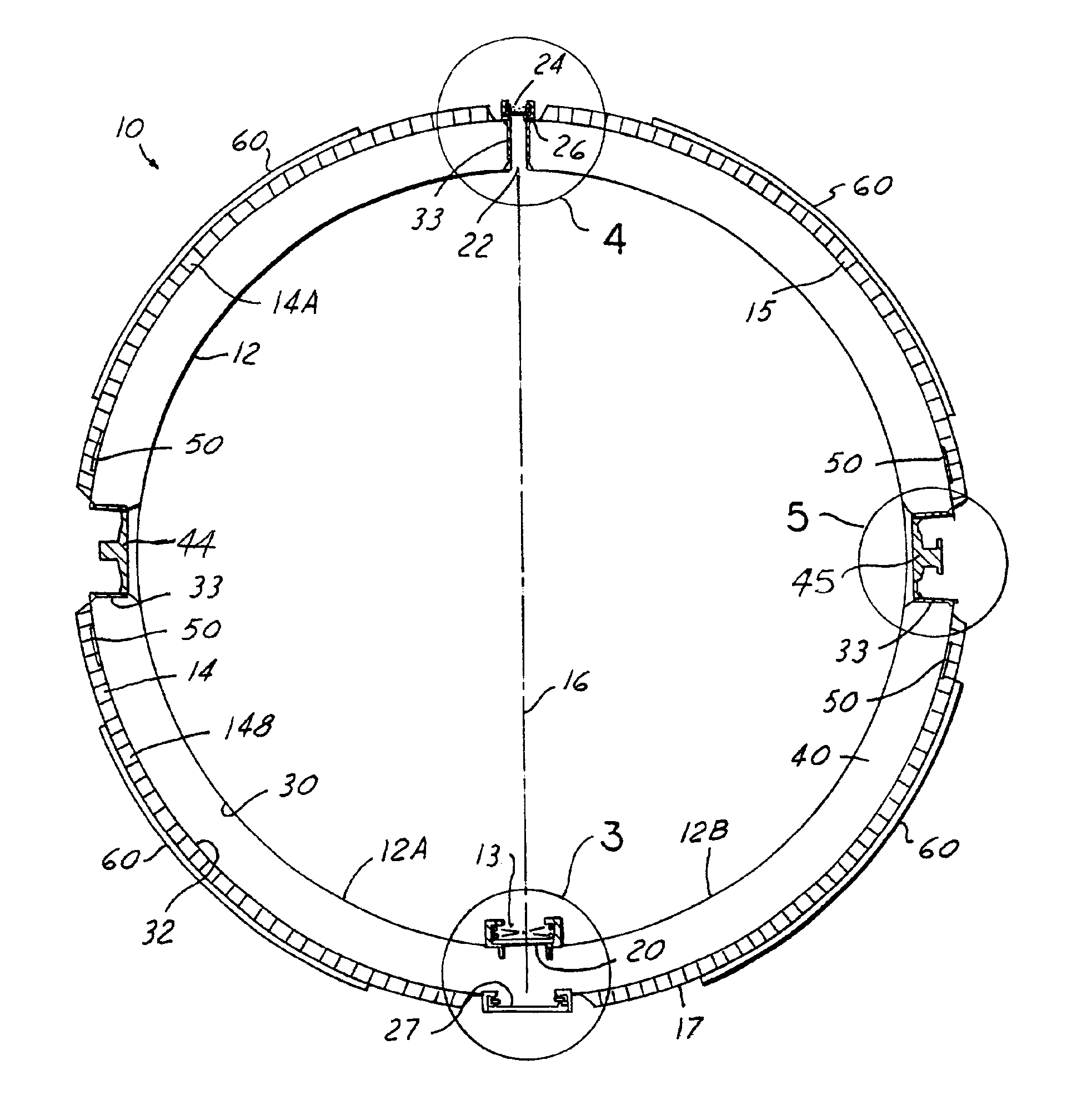 Light weight hydrogen tank