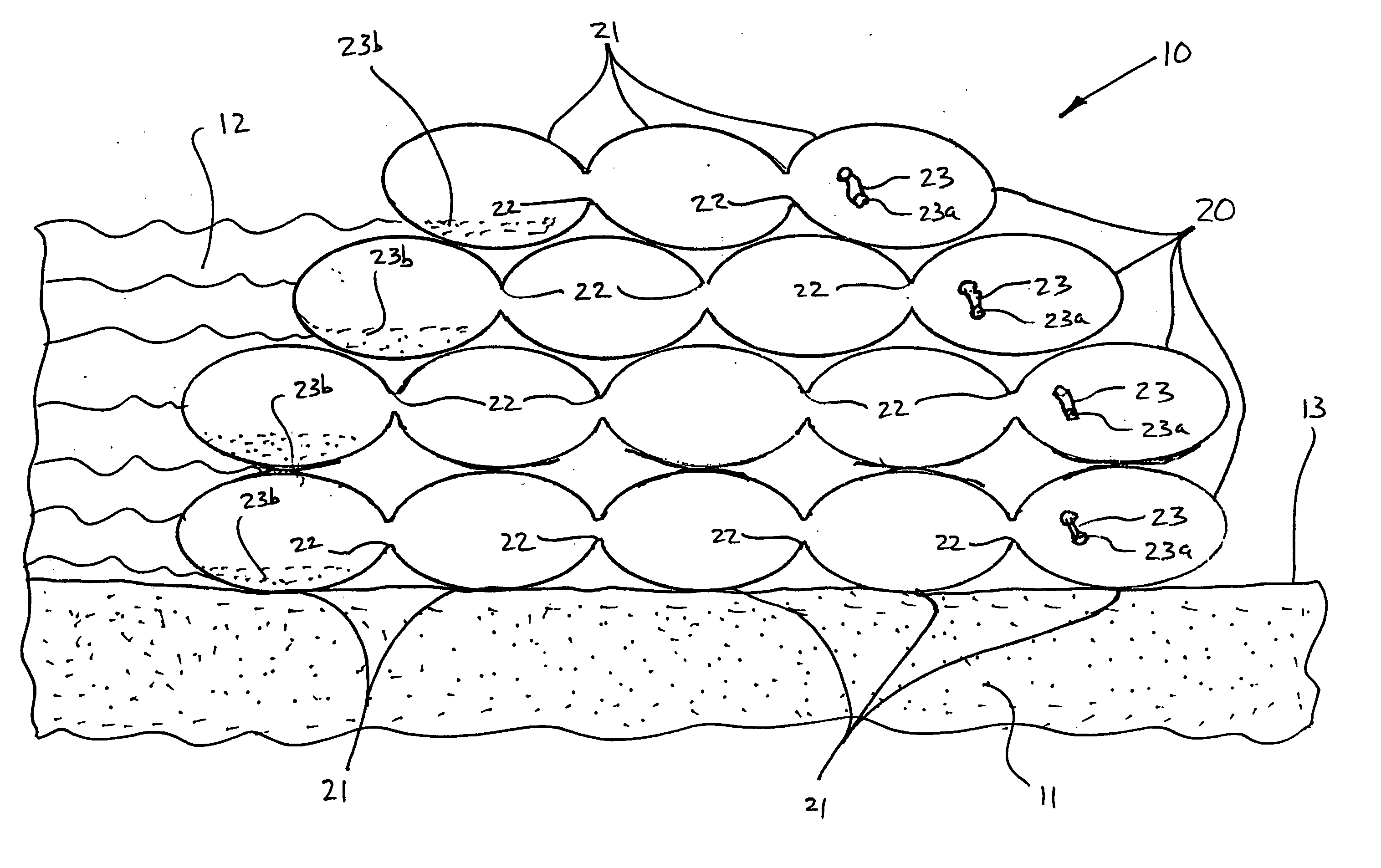 Fluid fillable multi-compartment bladder for flow and flood control