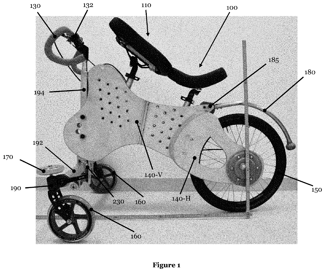 Rolling walking device