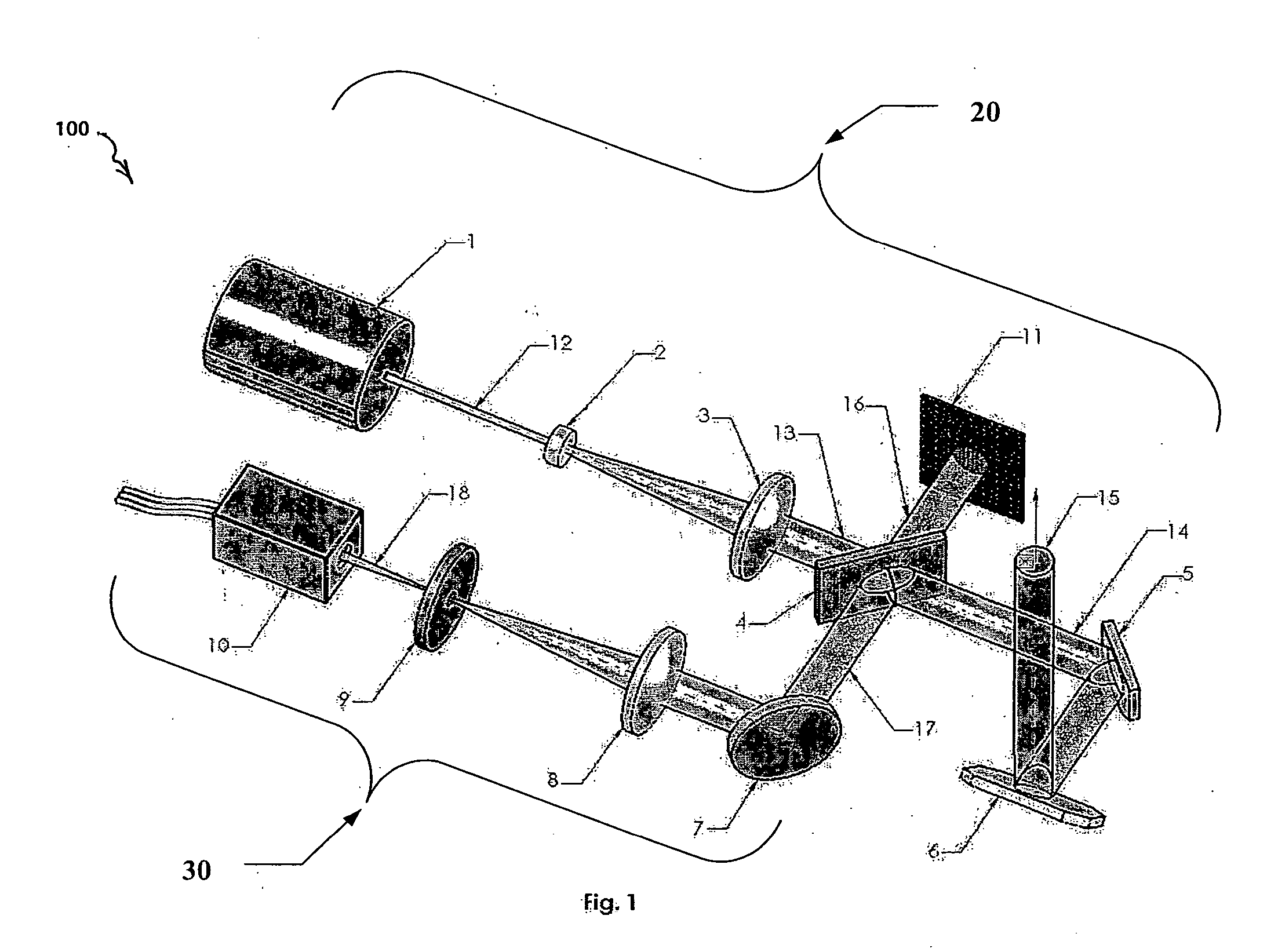 Laser projection with object feature detection