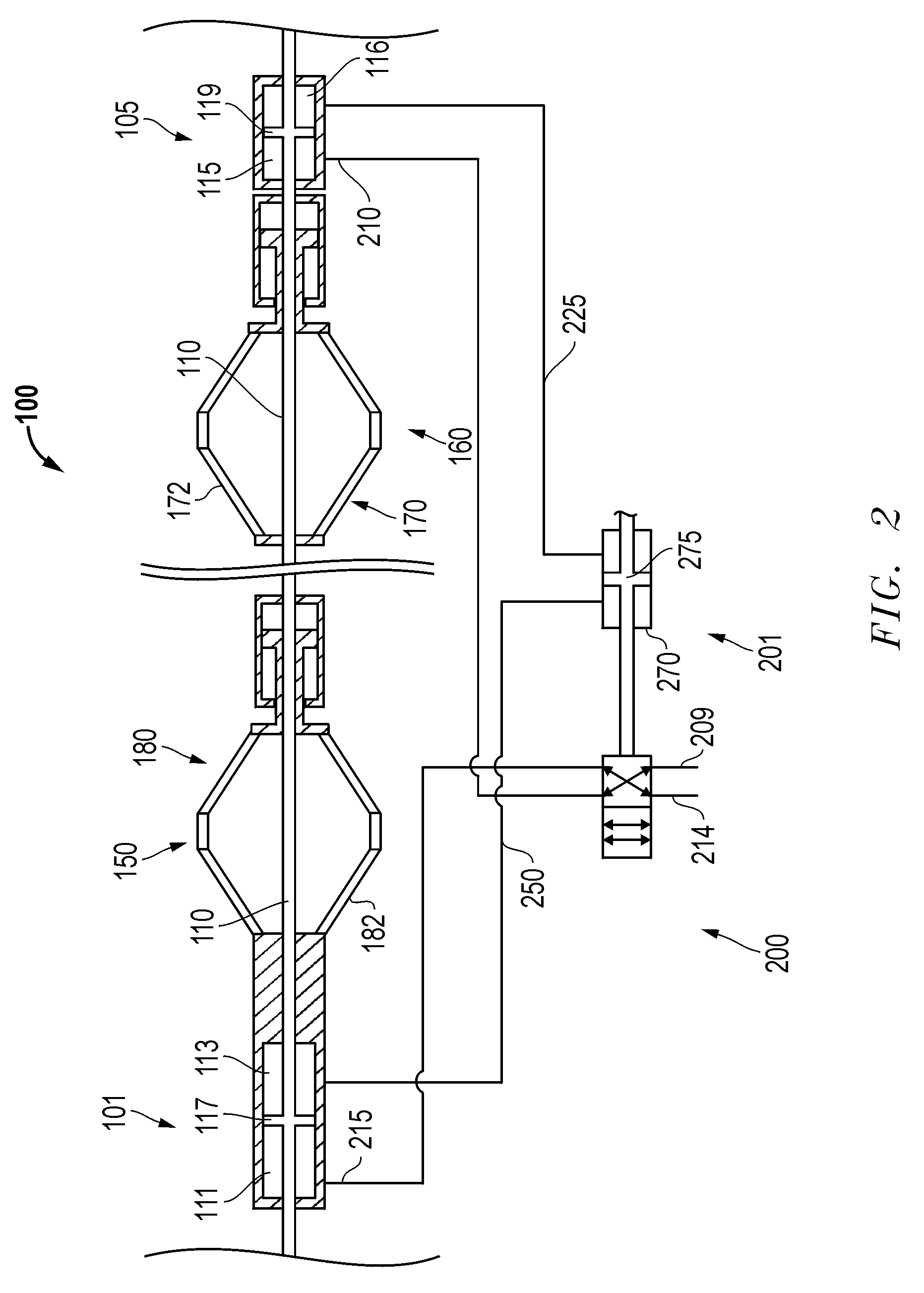 Hydraulically driven tractor