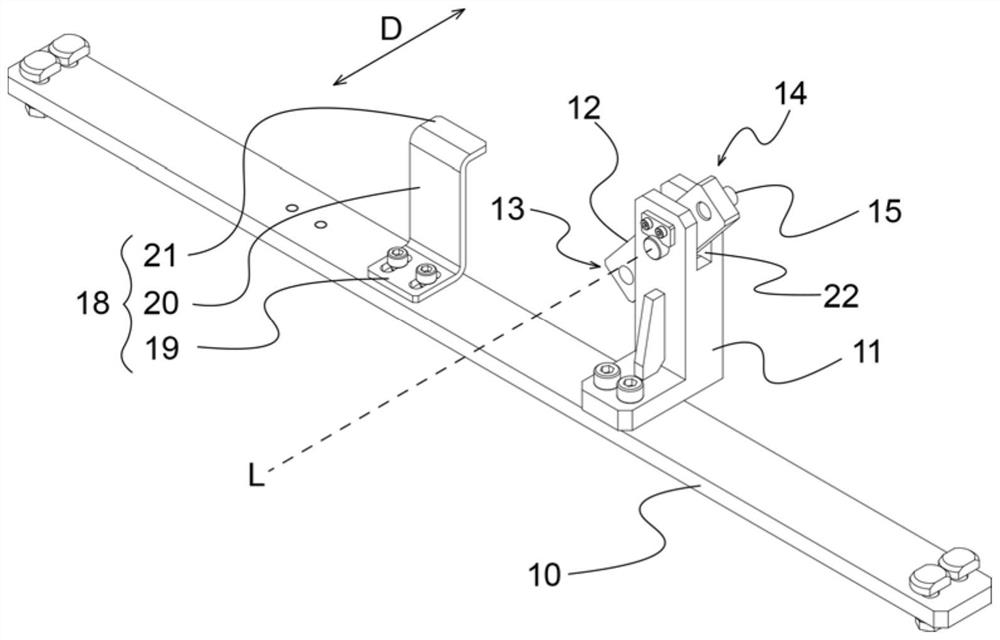 Material conveying roller bed and stop mechanism thereof