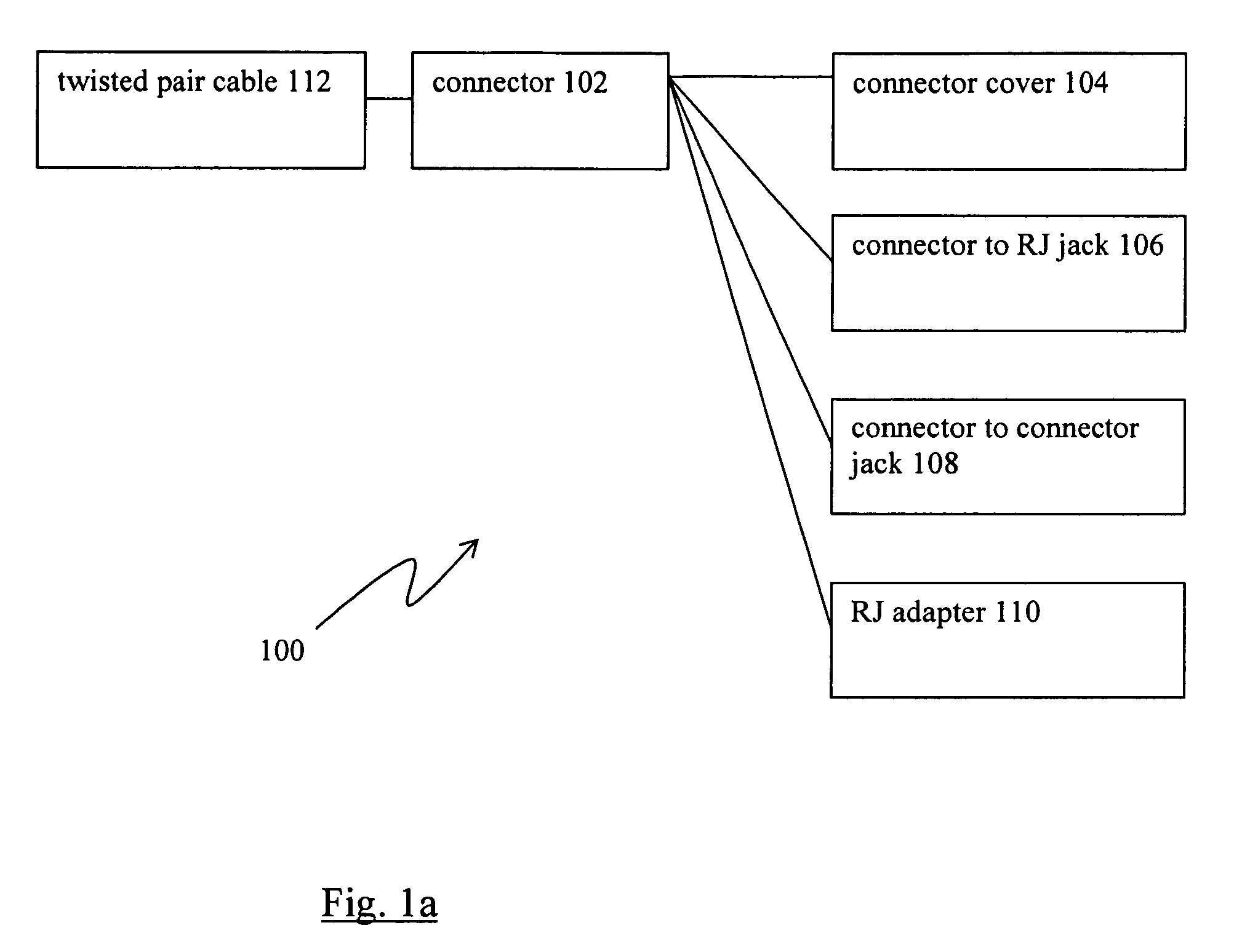 Network connector and connection system