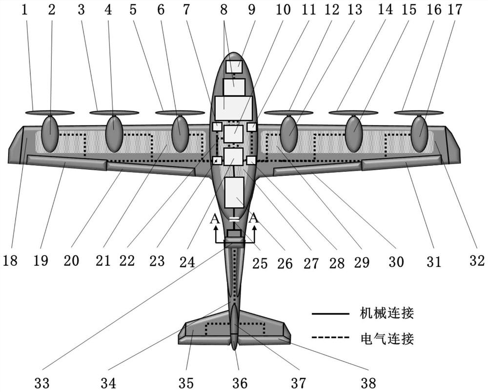 Multi-power-source series-connection type hybrid power unmanned aerial vehicle and control method thereof