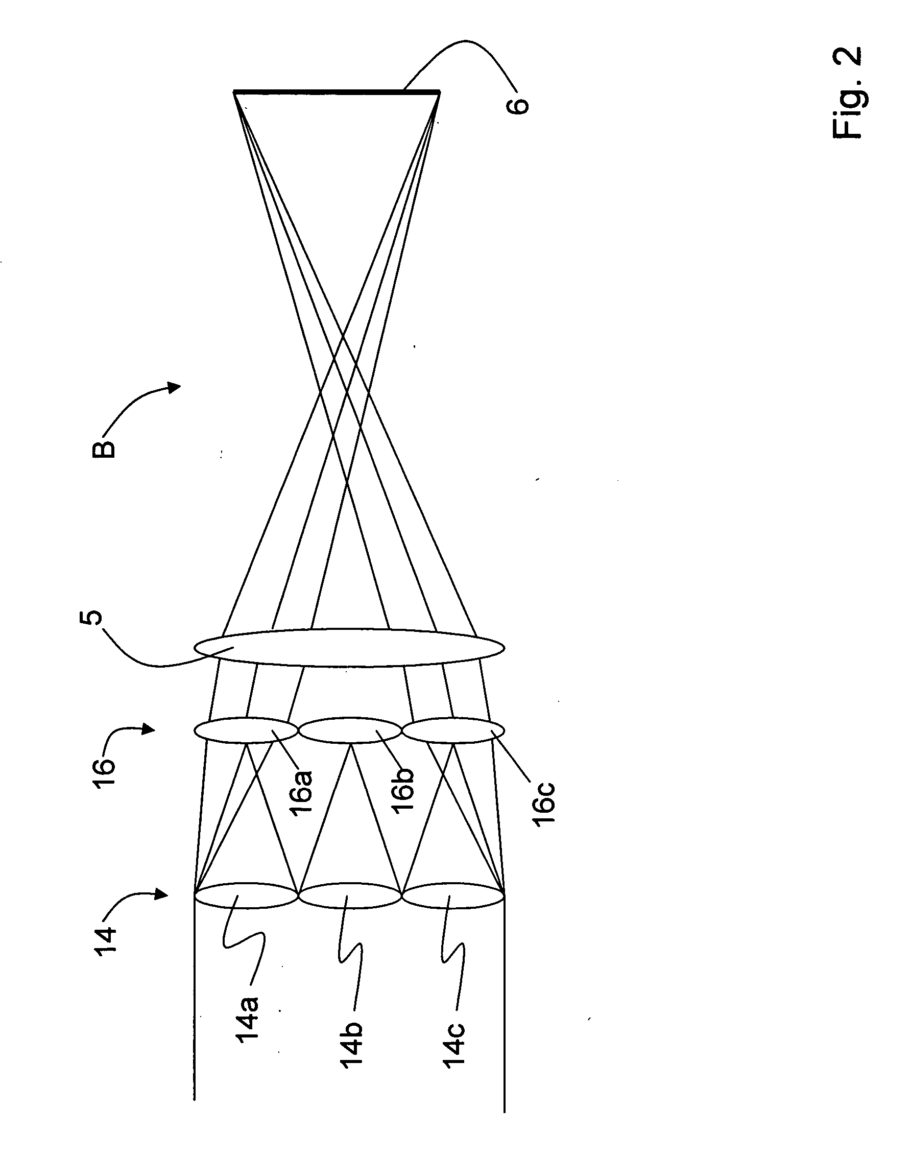 Compact work light with high illumination uniformity