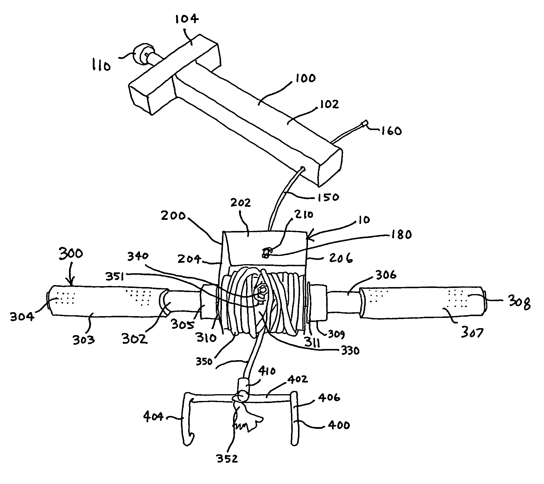 Wrist roller exercise device