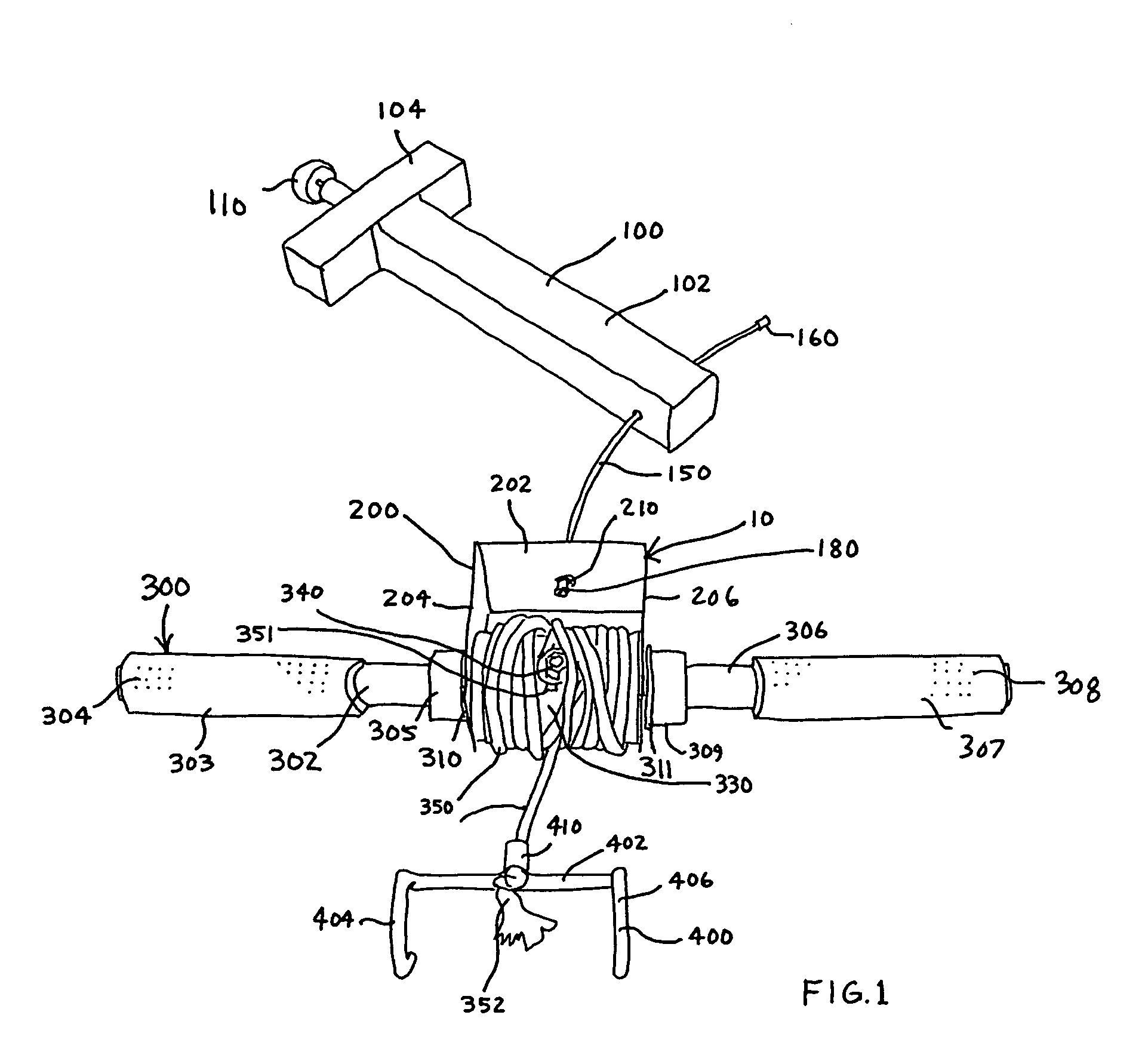 Wrist roller exercise device