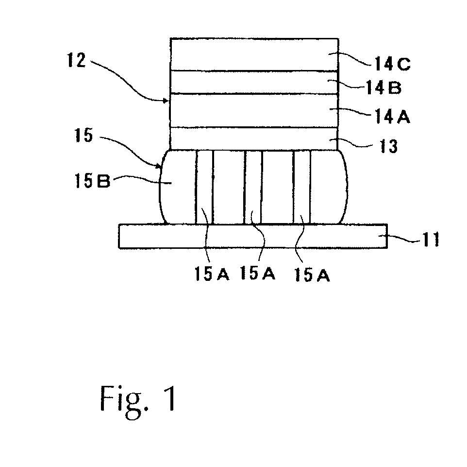 LED device and method by which it is produced