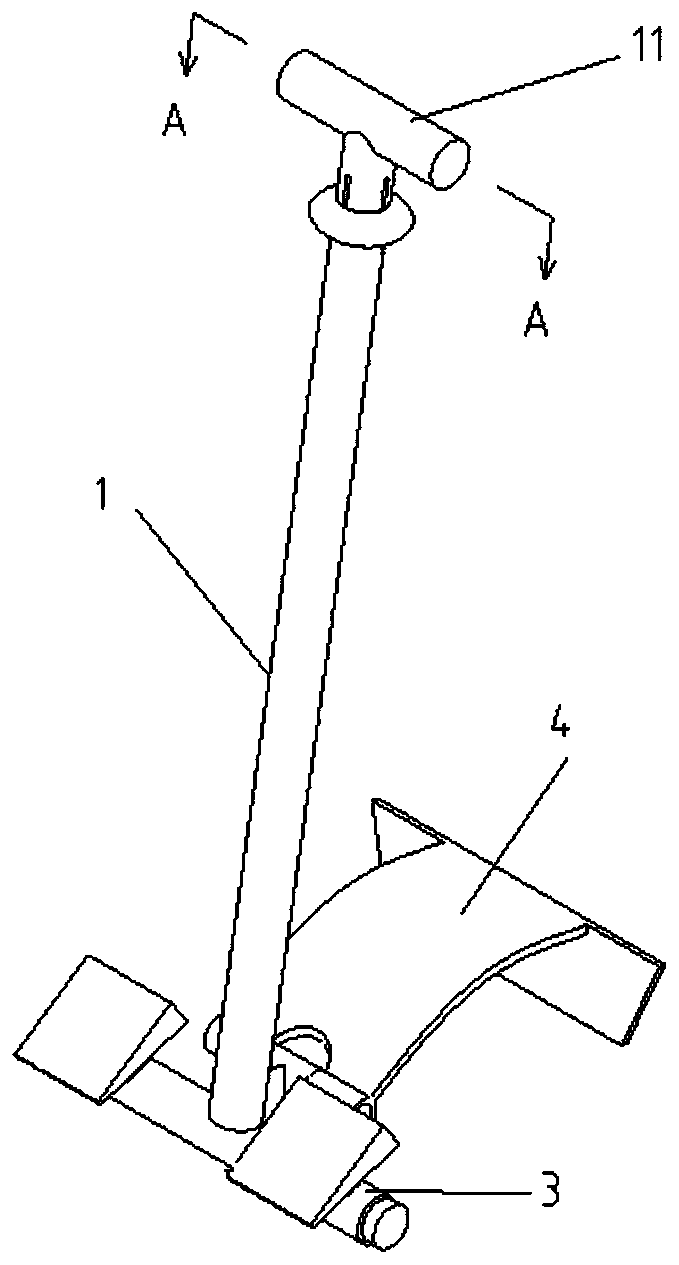 C-shaped steel lifting device