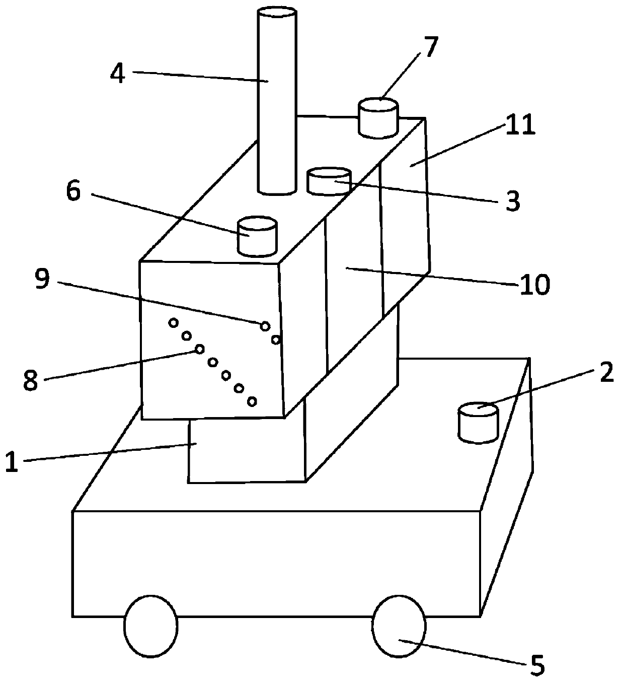 Intelligent medical service robot capable of achieving biological feedback and remote visiting