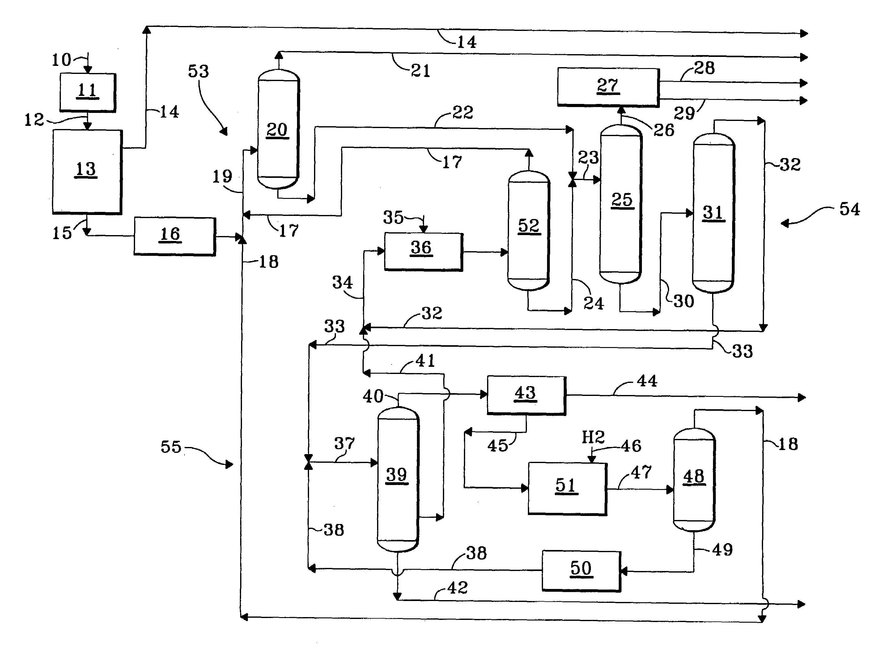 Integrated apparatus for aromatics production