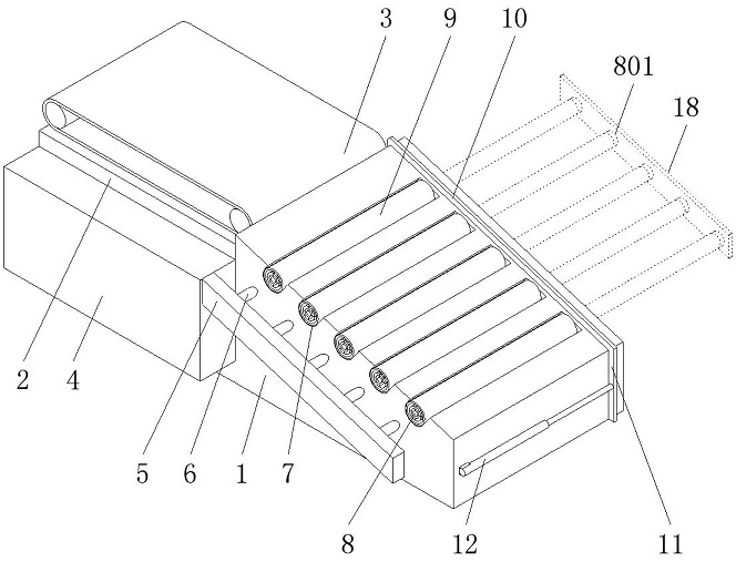 Inner wall cleaning device for pipeline machining