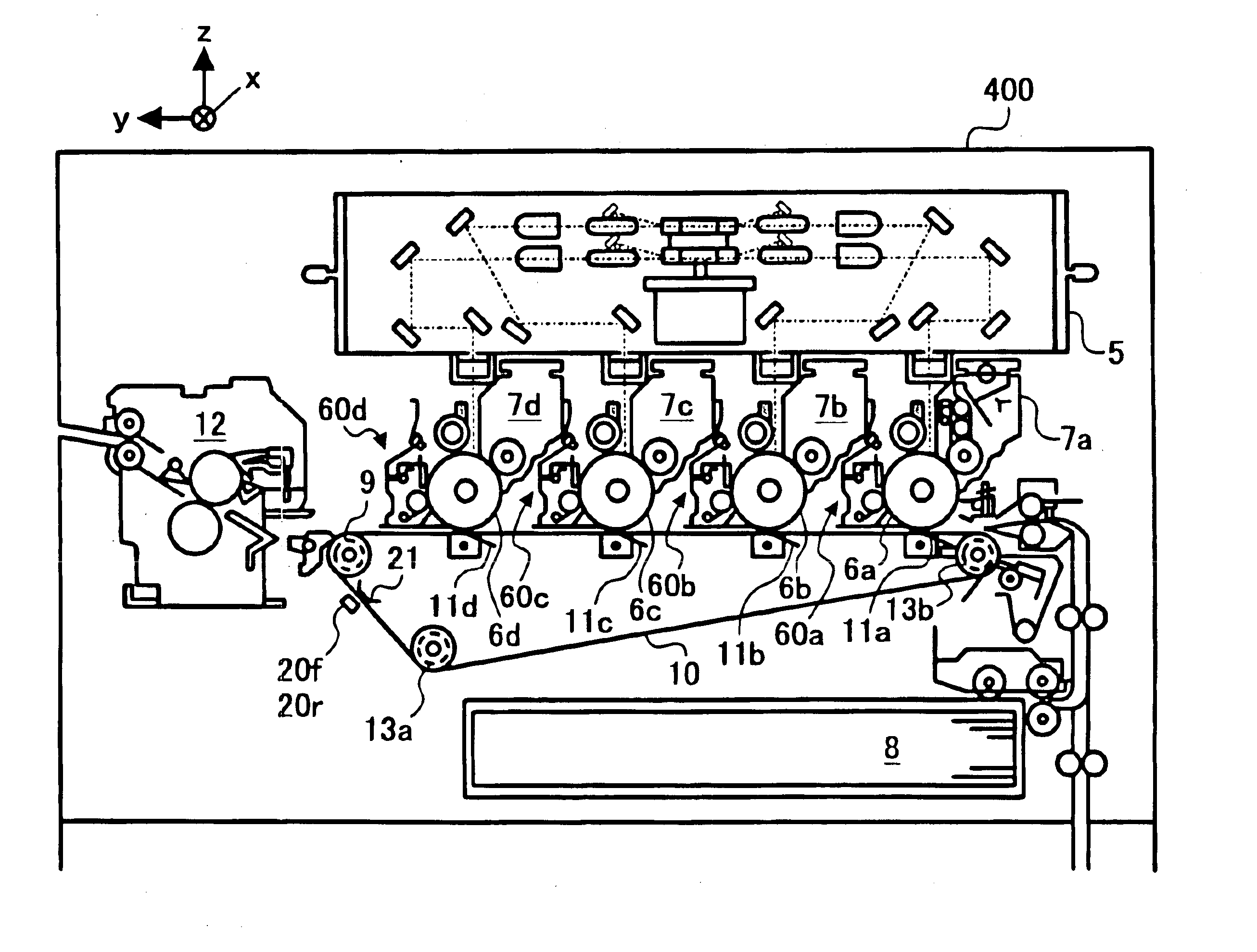 Method and apparatus for image forming capable of effectively performing color image position adjustment