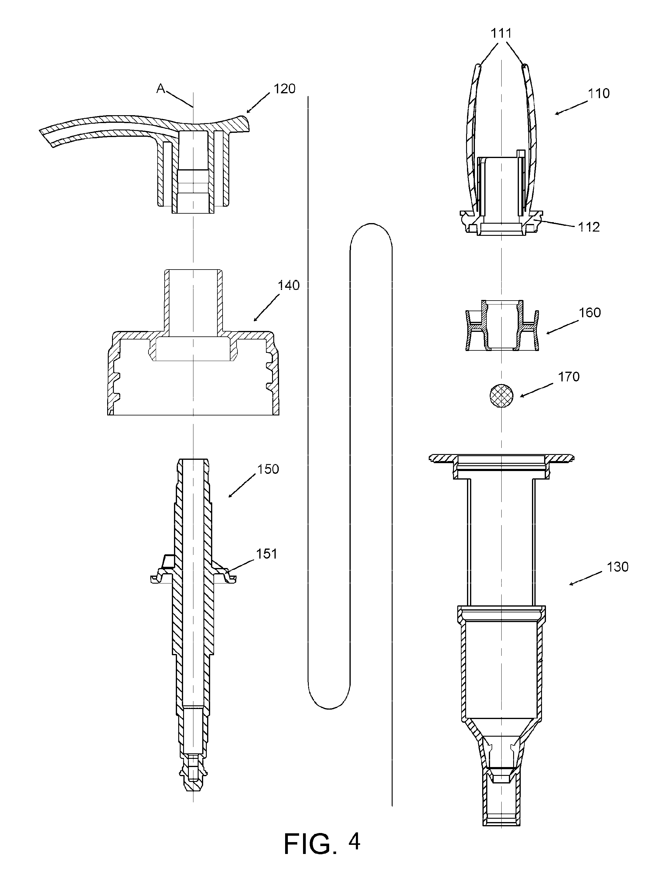 Press-type liquid pump