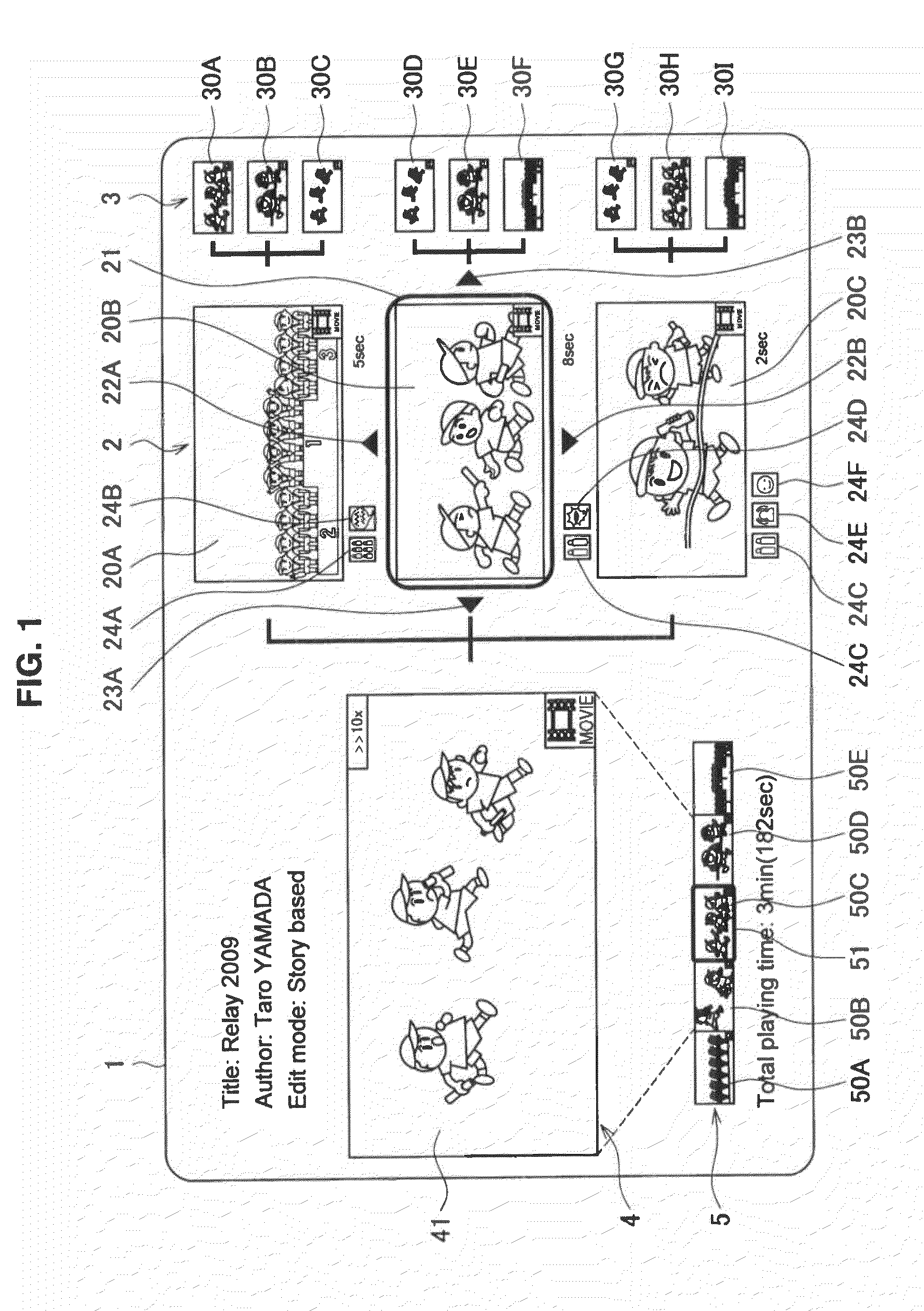 Image editing apparatus, image editing method and program