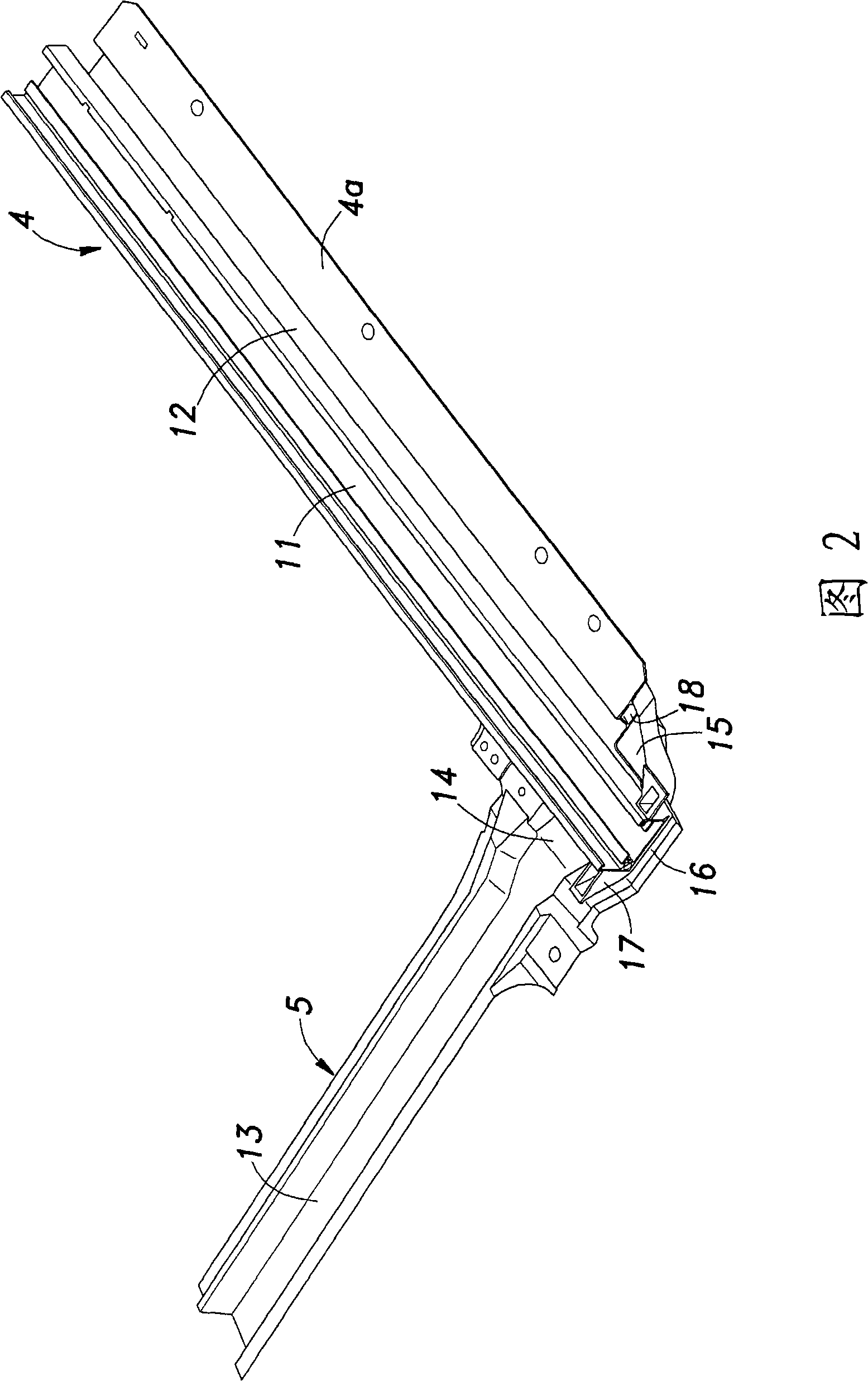 Frame of skylight device