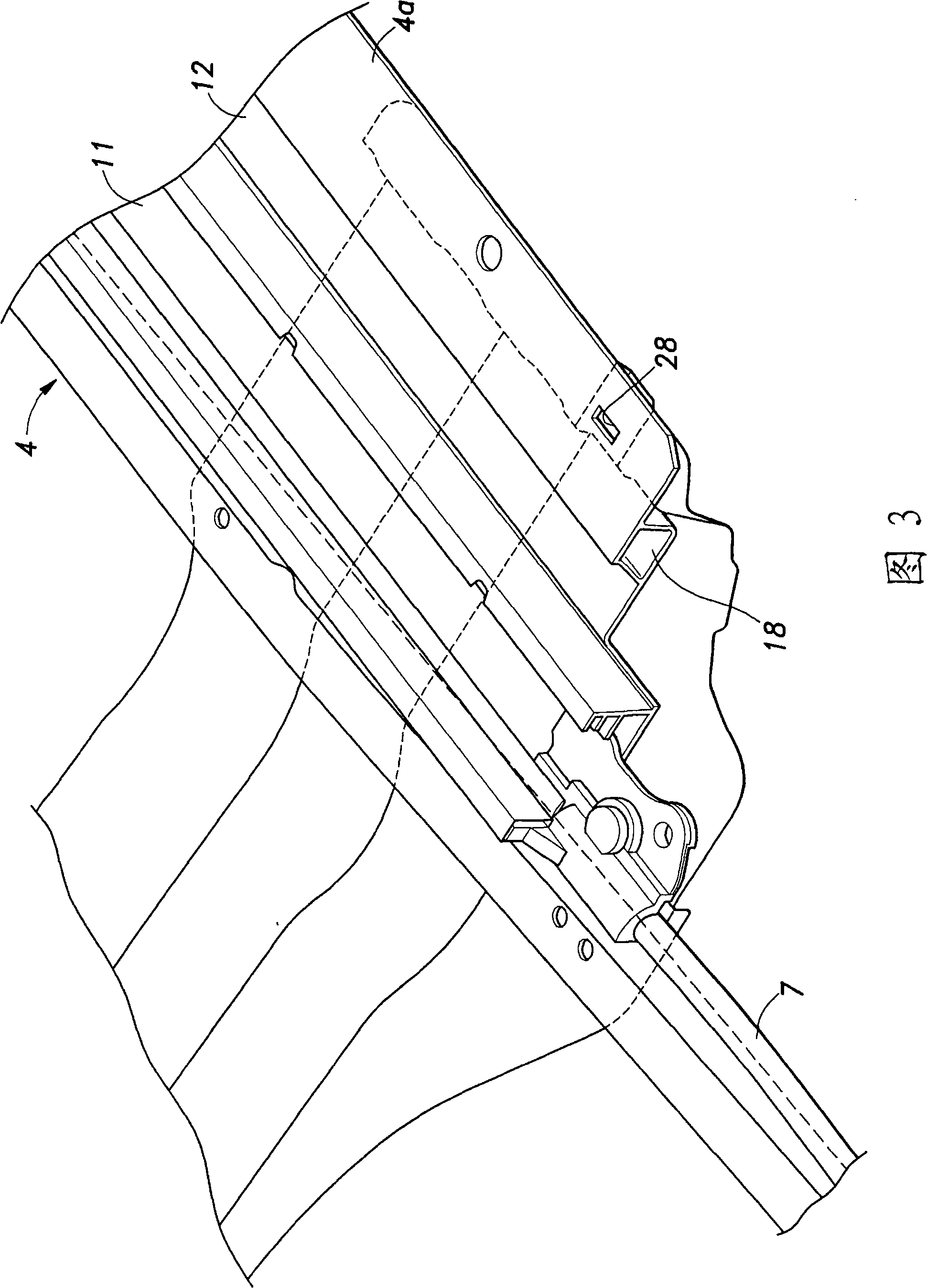 Frame of skylight device