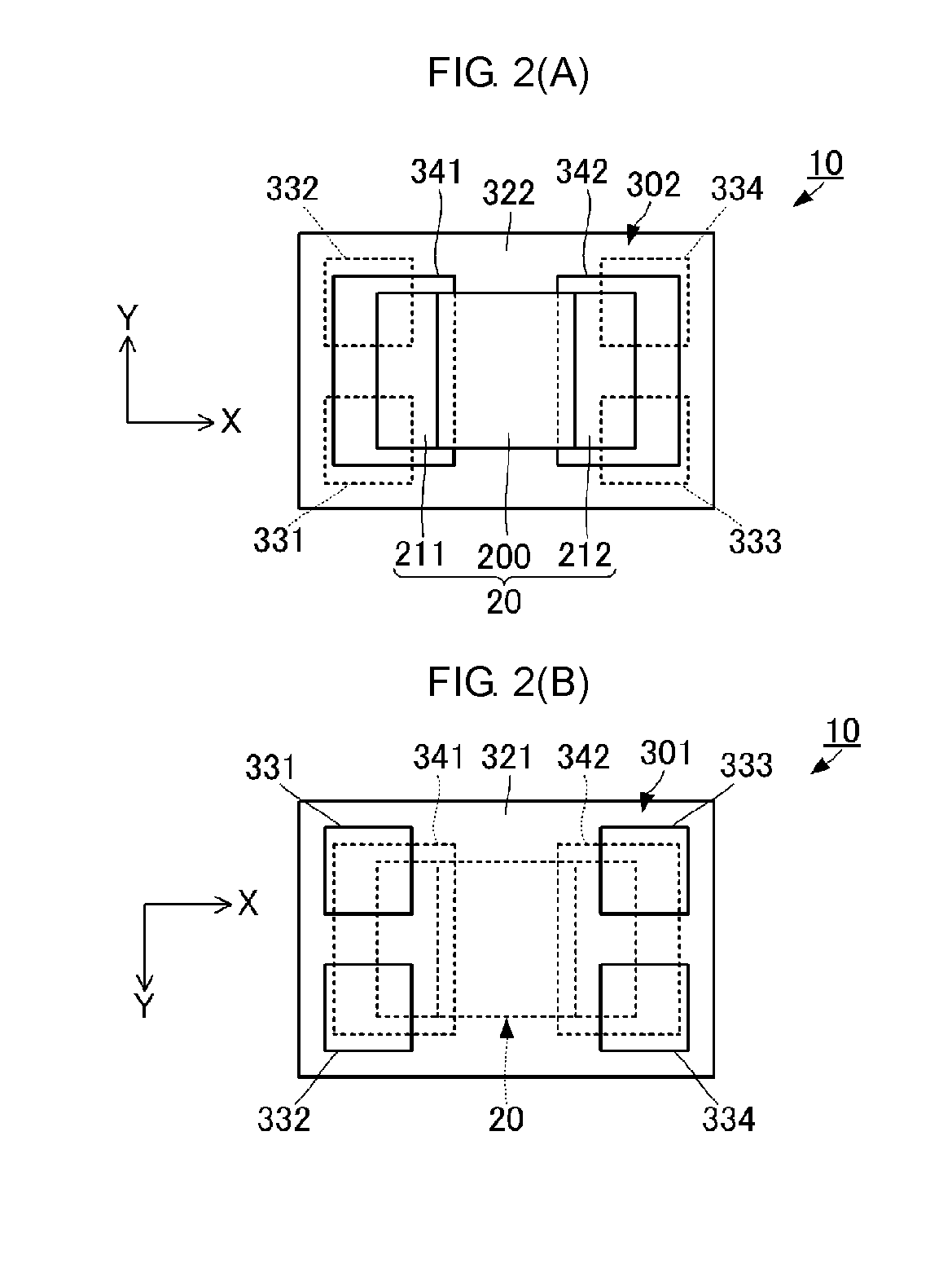 Filter component having ESD protection function