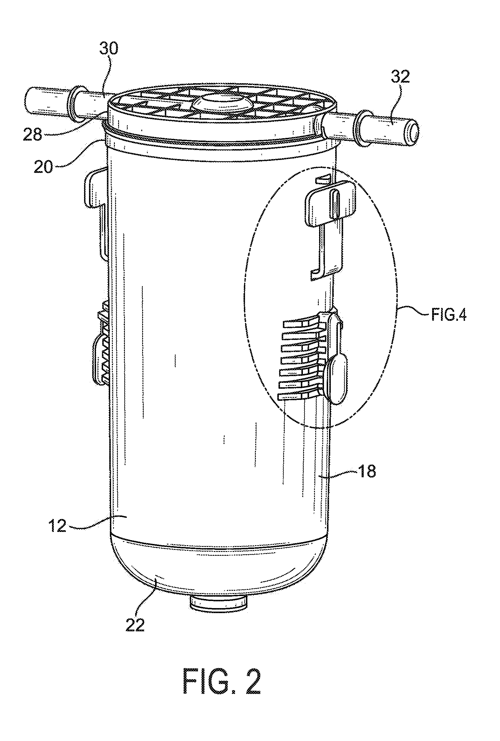 Filter with quick attachment features