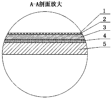 Self-polishing antiseptic antiscale coating and preparing method thereof