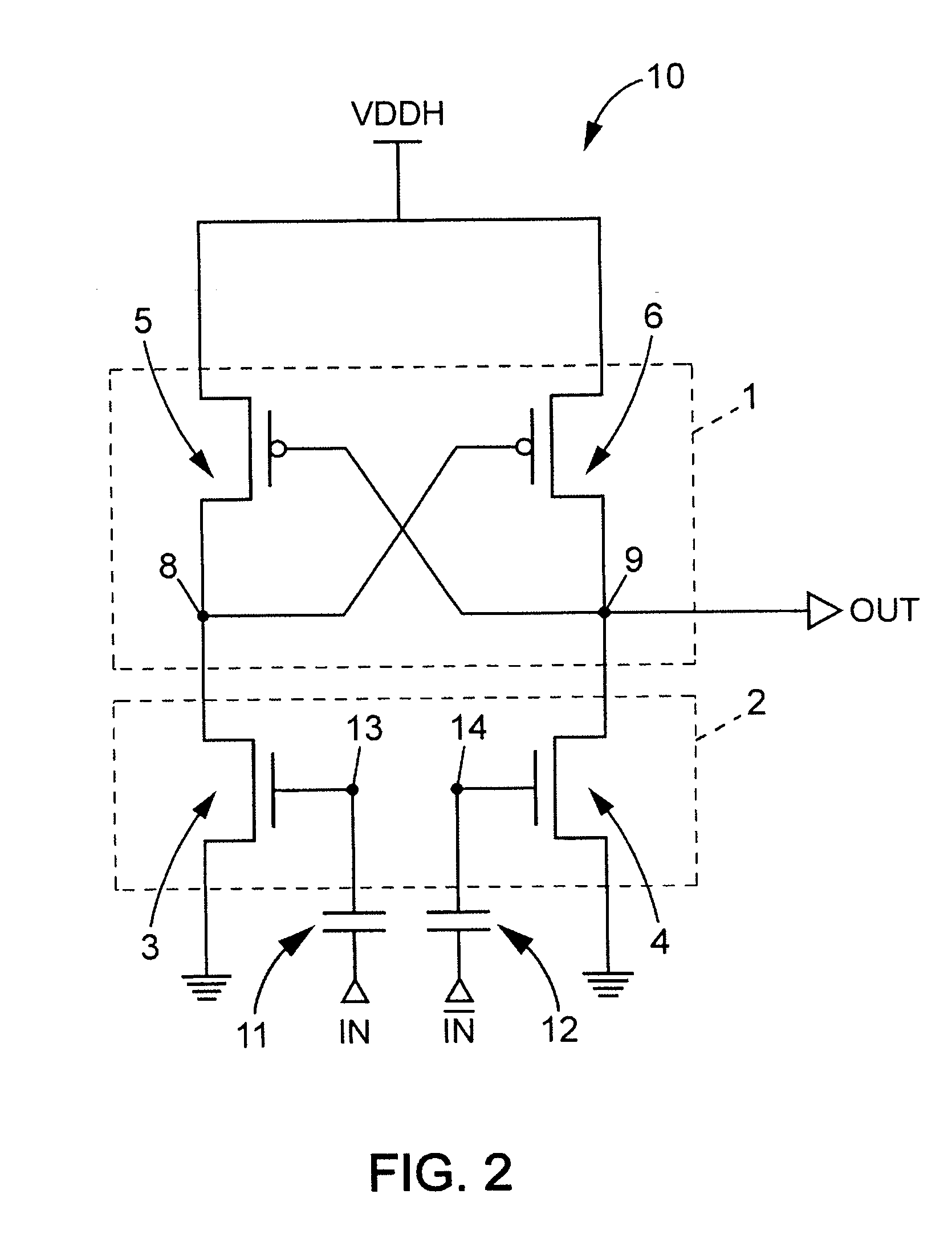 Voltage level translator