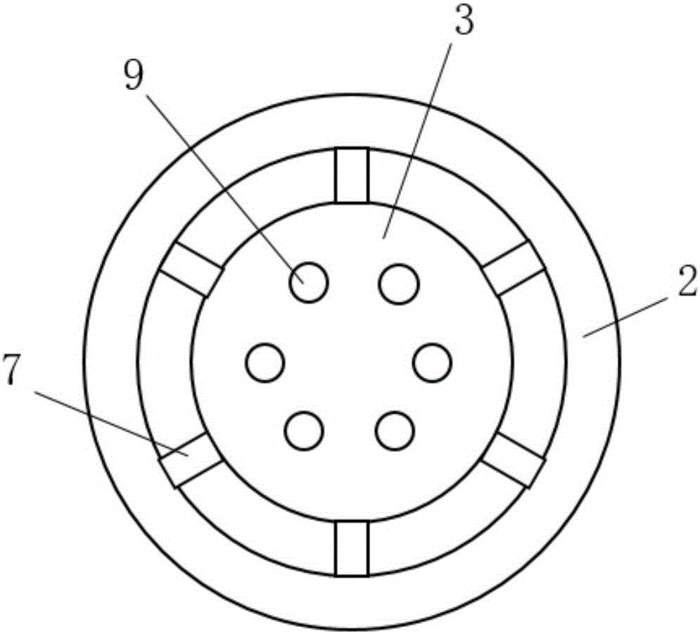 Thermal protection structure for leading edge of hypersonic vehicle