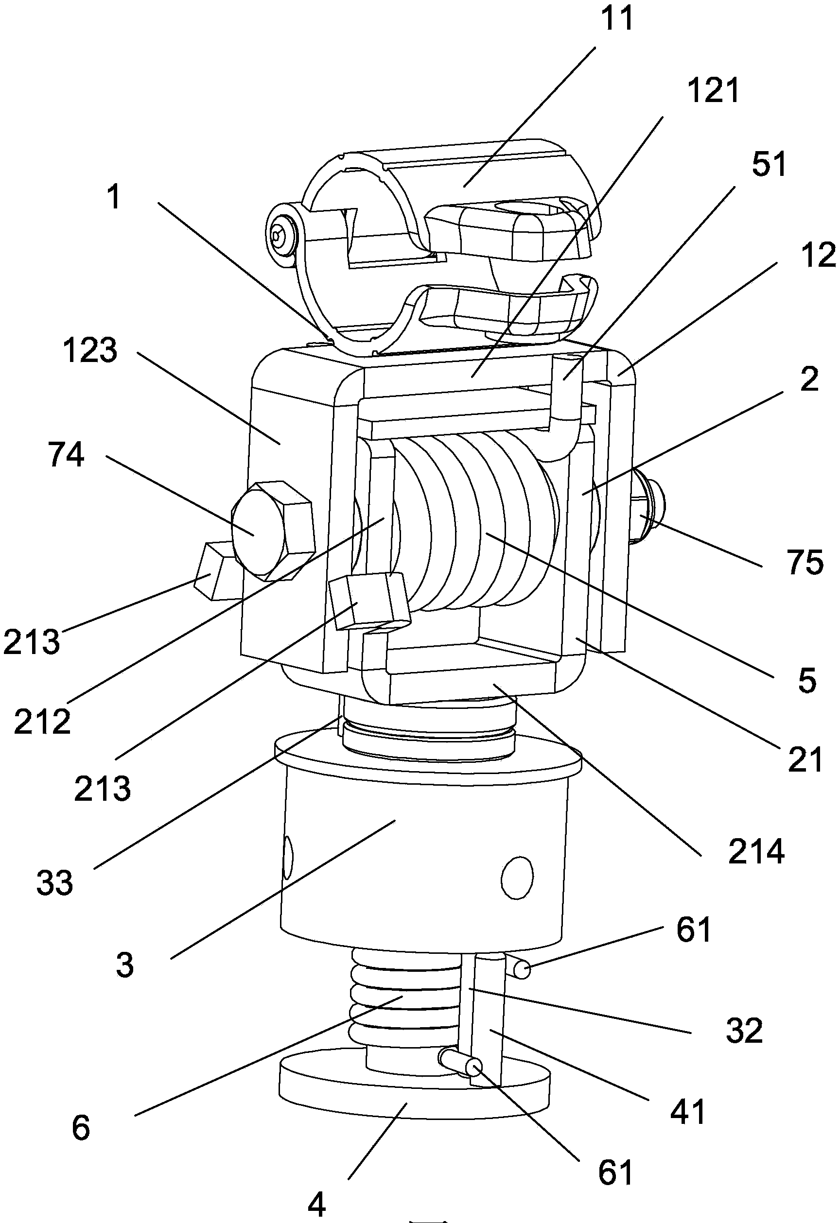 Direction control device of intelligent exercise bicycle