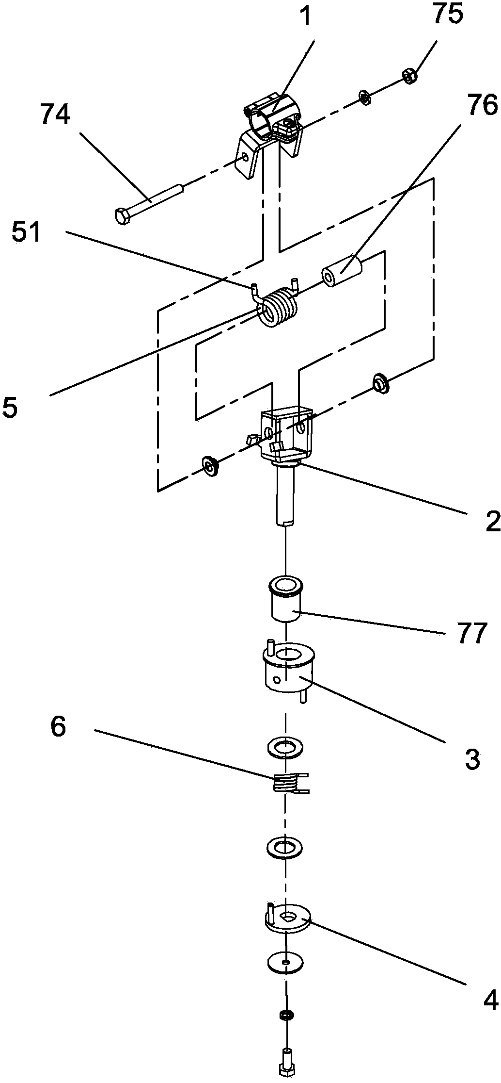 Direction control device of intelligent exercise bicycle