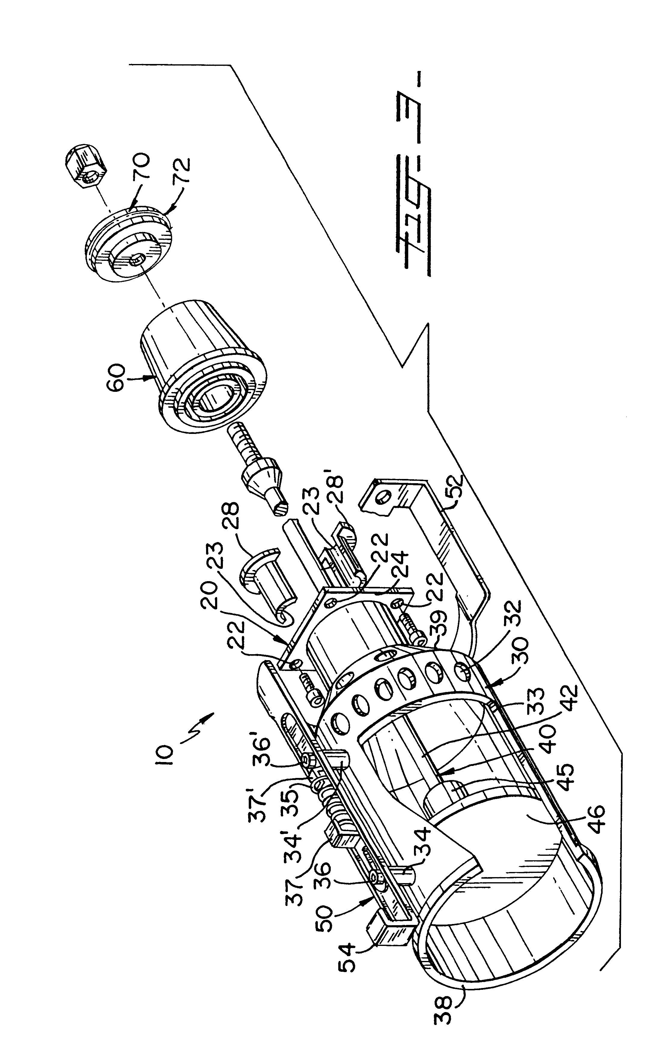 Device for nailing base sheet fasteners