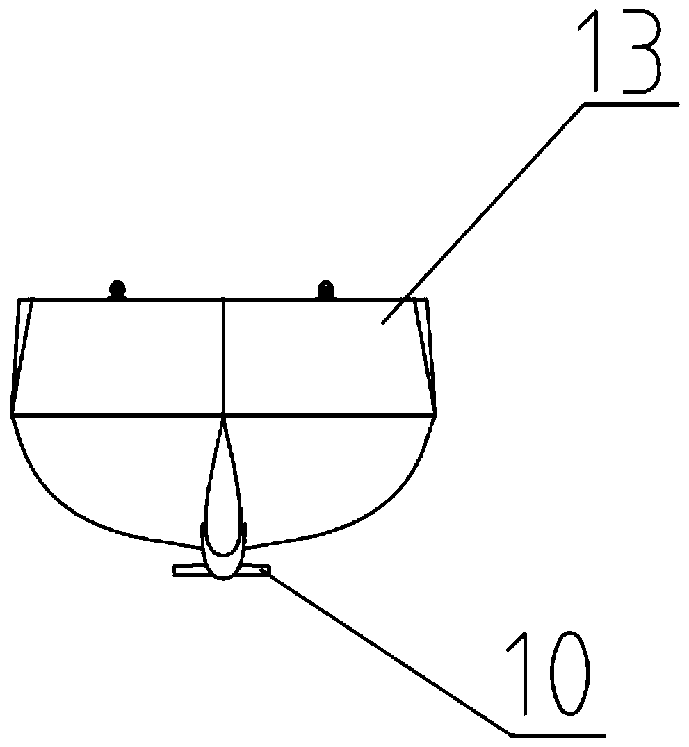 High-speed ship additionally provided with stern wave suppression plates and control method of high-speed ship