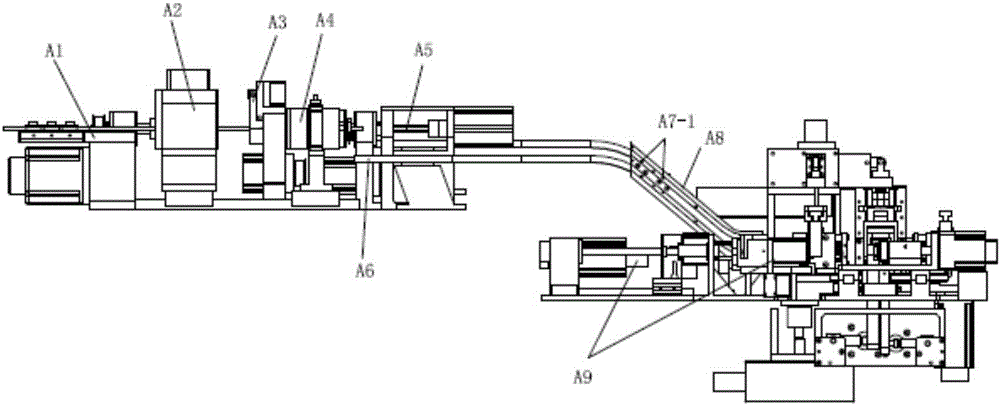 Automatic forming machine of thin-walled short U bent pipe with welding ring