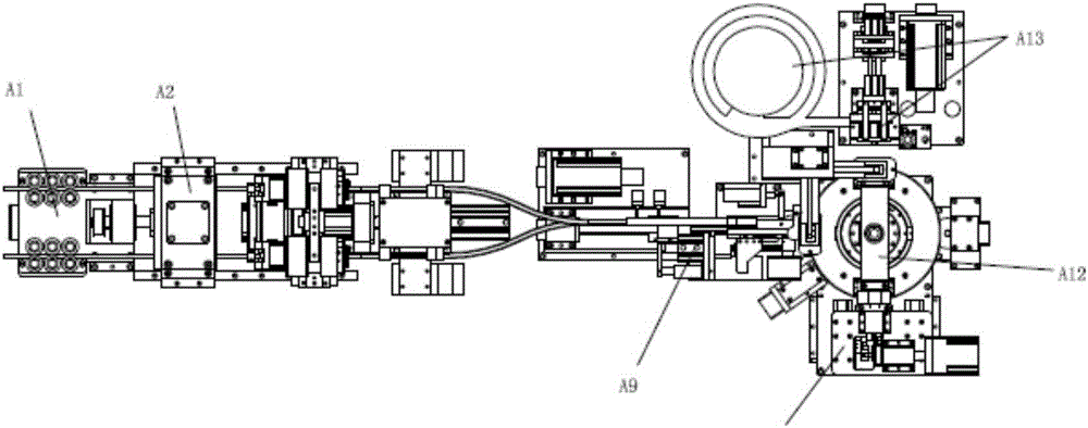 Automatic forming machine of thin-walled short U bent pipe with welding ring