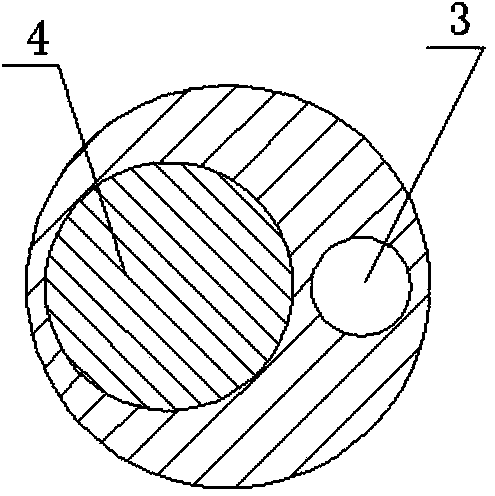 Optical fiber for administration