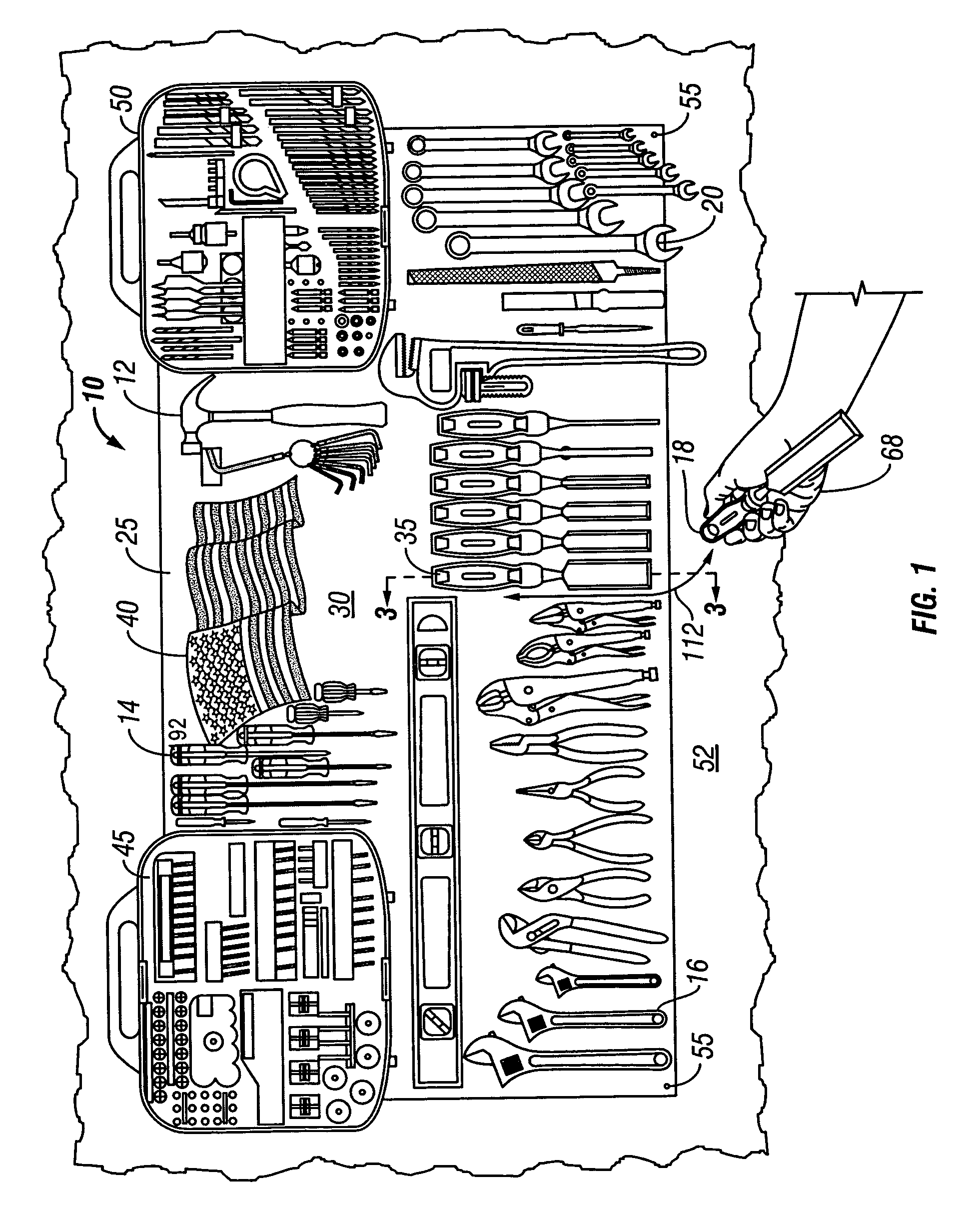 Tool attachment and organizer system and methods