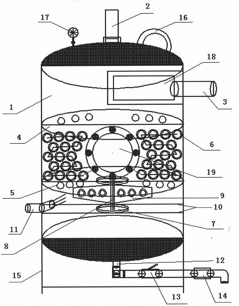 Cyclone gas drier