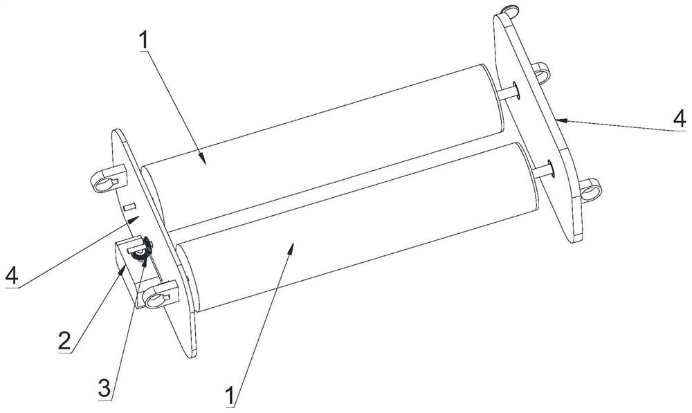 A horizontal grinder with inner wall scraper cleaning function