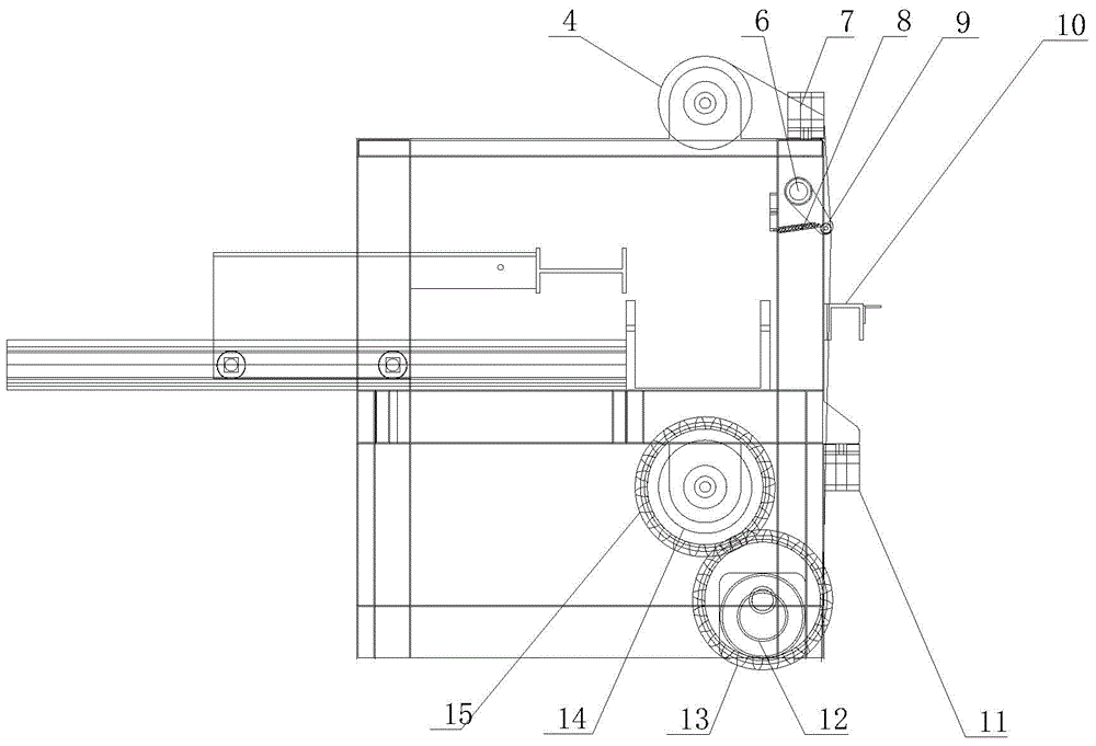 Method of automatically replacing steel wire for raw brick cutting machine