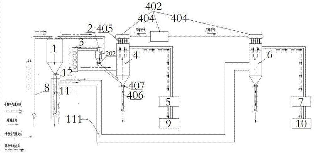 Graphite dust electrostatic dust collection system and method