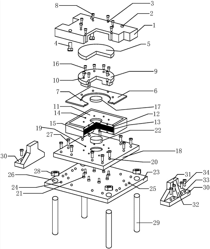 Function separation-type combination seismic isolation bearing containing steel block structure and construction method thereof