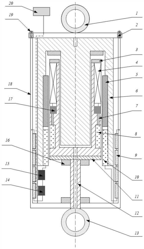 A radio-driven active suspension device