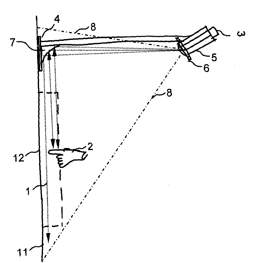 Camera-based multi-touch interaction apparatus, system and method