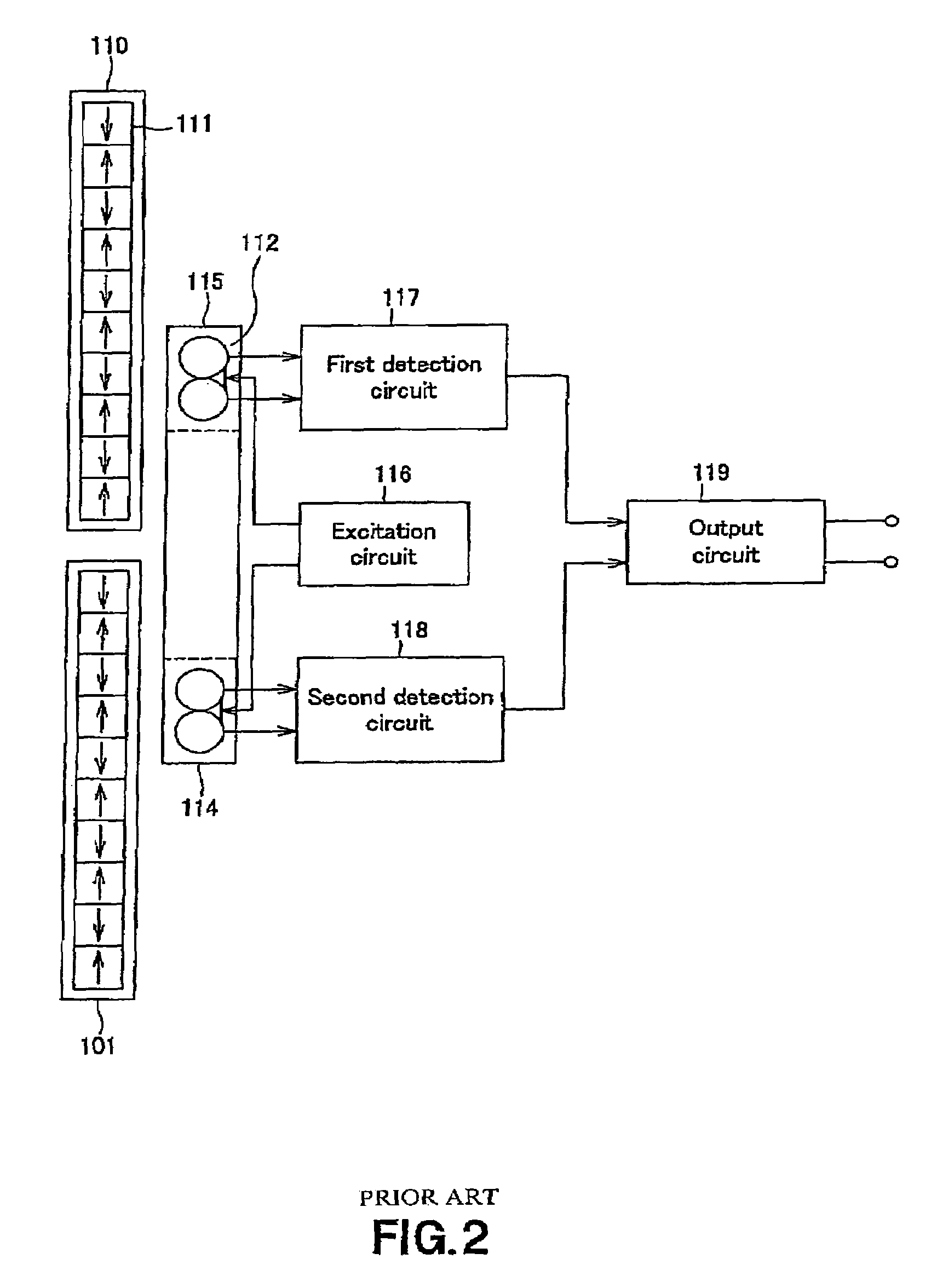 Displacement detection apparatus